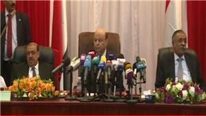 هادي يدعو الحوثيين لإلقاء السلاح والبدء في السلام