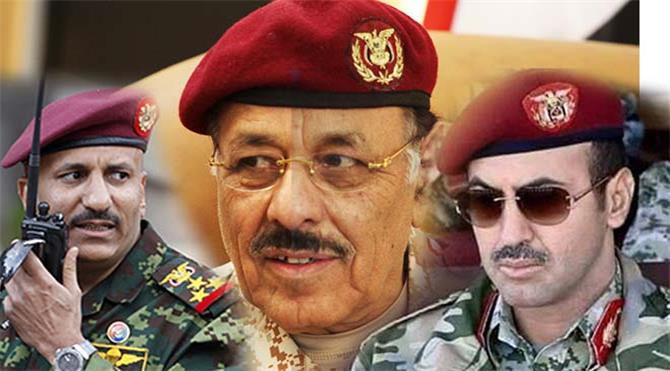 تكتل سياسي عسكري يجمع رجال صالح بالجنرال الأحمر