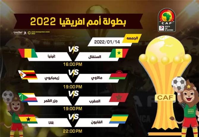 أول صدام عربي في بطولة كأس الأمم الإفريقية 2022 يجمع بين المغرب وجزر القمر