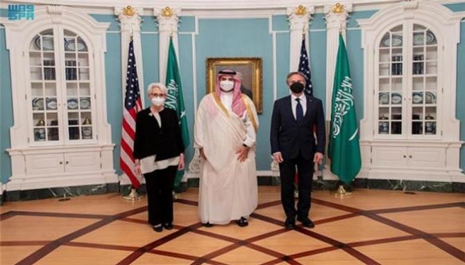 مباحثات سعودية أمريكية.. تنسيق لدعم جهود السلام بالمنطقة والعالم
