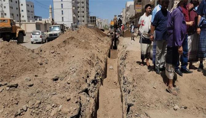 اليمن: أكبر مشاريع الصرف الصحي في منصورة عدن
