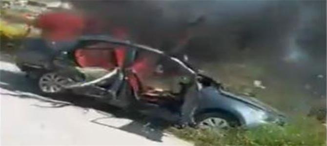 غارة إسرائيلية استهدفت سيارة في عين بعال