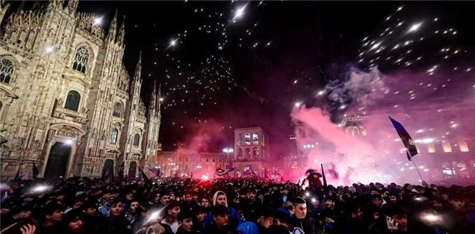 بطولة إيطاليا: تأجيل احتفالات إنتر باللقب