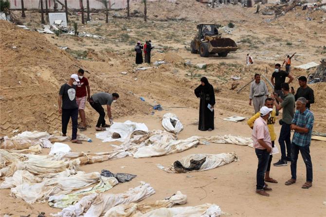 المقابر الجماعية في غزة: ماذا نعرف عنها