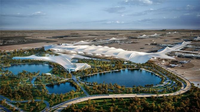 بكلفة 35 مليار دولار.. حاكم دبي يدشن مبنى جديدا للمسافرين في أكبر مطار بالعالم
