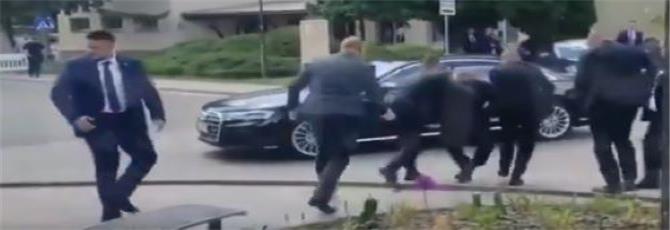 رئيس الحكومة السلوفاكية ينقل إلى المستشفى إثر تعرضه إطلاق نار